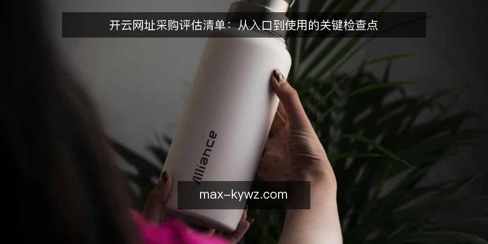 开云网址采购评估清单：从入口到使用的关键检查点 — 为什么现在需要做开云网址采购审计 配图