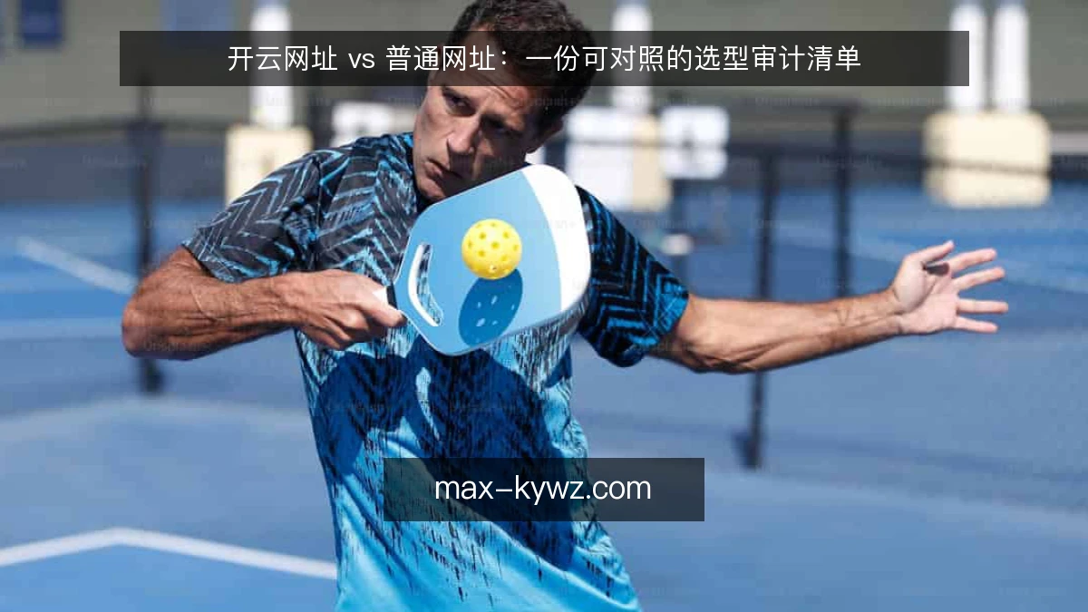 开云网址 vs 普通网址:一份可对照的选型审计清单